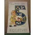 BIRTHDAY, 5 years old by Kit Fores .. unused vi...