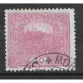CZECHOSLOVAKIA 1919 30H MAUVE H RADCANY PRAGUE ...
