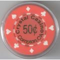 50 Cent Crystal Casino Chip - Compton, California
