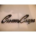 1968 CHRYSLER IMPERIAL CROWN COUPE EMBLEM OEM #...