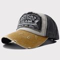Vintage cowboy baseball cap hard top hipster fe...