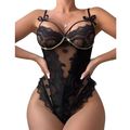 Women Fishnet Brief Top Lingerie Set Two Piece ...