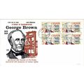 CANADA 1968 150TH BIRTH ANN GEORGE BROWN BLOCK ...