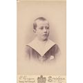 VICT.CDV PHOTO -YOUNG BOY, LARGE COLLAR BY L. L...