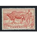 Cameroun Zebu and Herdsman 30c 1946 MNH SG#233
