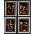 Dahomey Christmas Miniatures Paintings 4v 1970 ...