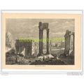 RUINS OF THE FORUM, ROME, ITALY, BOOK ILLUSTRAT...