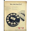BELL TELEPHONE SYSTEM 1946 Take letter from A t...