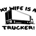 trucker truckin woman driving trucks my wife is...