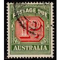 Australia 1958 Postage Due 1D Used Stamp no wmk .