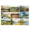 LAKELAND, CUMBRIA vintage postcard unused multi...