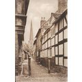 NICE PRINTED POSTCARD OF CHURCH LANE LEDBURY HE...
