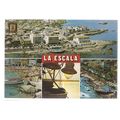 LA ESCALA, COSTA BRAVA, SPAIN unused vintage po...