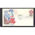 FDC Fleetwood 1432 8c Emblem (Cachet-U/A) CV41012