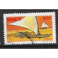 BRAZIL 1973 BRAZILIAN BOATS 1CR JANGADO COASTAL...
