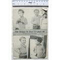 Vintage: P&B 729 four designs for boys 2-3 year...