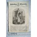 1843 The Saturday Magazine No. 694 preaching cr...