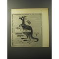 1953 Bank of America Travelers Cheques Ad
