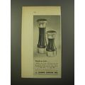 1954 Georg Jensen Salt and Pepper Set Ad - Heads or Tails