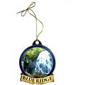 Blue Ridge Georgia with Waterfall Scene Christm...