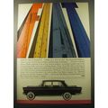 1960 Fiat Cars Ad - Heir to a proud tradition.. Symbol of a way of life