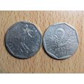 France Republic 1978 2 Francs Coin