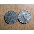 France Republic 1978 1/2 Franc Coin