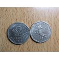 France Republic 1979 2 Francs Coin