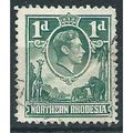 Northern Rhodesia 1951 SG28 1d Green Very Fine ...