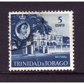 TRINIDAD AND TOBAGO 1960 SG 286 5c BLUE FINE USED