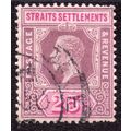 MALAYA STRAITS SETTLEMENTS 1921 Sg234 25c die 1...