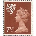 Great Britain 1971 Scotland 7½p Chestnut Unmoun...