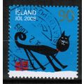 2008 Iceland Sc# 1157 used - Christmas Cat 90k