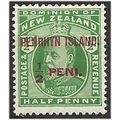 Penrhyn Island 1914 SG19 1/2d Yellow-Green Moun...