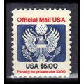 O133 $5 Eagle Very Fine MNH KA1644