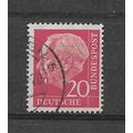 WestGermany.SG1111 20pf Pres. Heuss (Red).Fine ...