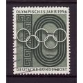 GERMANY 1956 OLYMPIC YEAR 10pf GREEN SG 1157 FI...