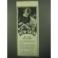 1922 New-Skin Antiseptic Ad - For Cuts and Scrapes