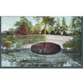 SHUREY POSTCARD BRIDGE ALDENHAM HOUSE 1921 MILL...