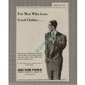 C3419) Hector Powe Tailor London SMALL Advert -...