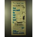 1950 Thor Spinner-Washer Ad - time your wash th...