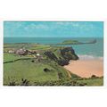 Rhossili Bay and Worm's Head Gower Postcard Gla...