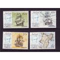 DOMINICA 1979 CAPT COOK SG 667 / 670 SET 4 VALS...