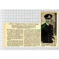 Cmdr W L M Brown Cheltenham WW2 - 1940 Cutting