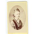 Victorian cdv photo portrait young woman Thirsk...