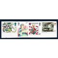 GREAT BRITAIN QE2 4 stamps on paper appears unc...