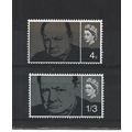 GB.Churchill Commemoration set of 2.Mounted Min...