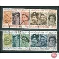 GB stamps 1986 used set - SG 1316-1319 - 60th B...