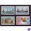 ISLE OF MAN 1975 MANX PIONEERS SET 4 VALS U/M MINT