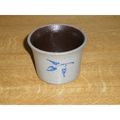 Sweet Miniature Hand Painted Stoneware Pot / Sa...